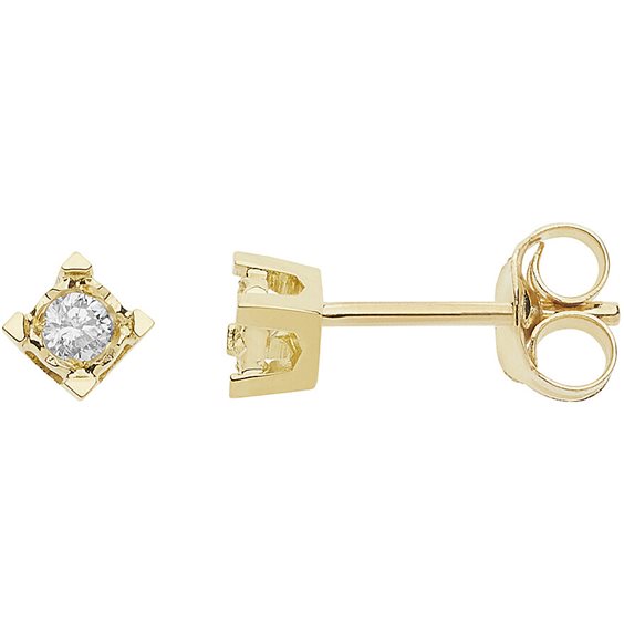 Ohrringe Comete Dame Momenti in Gelbgold Diamante ORB 1005 G - ORB 1005 G